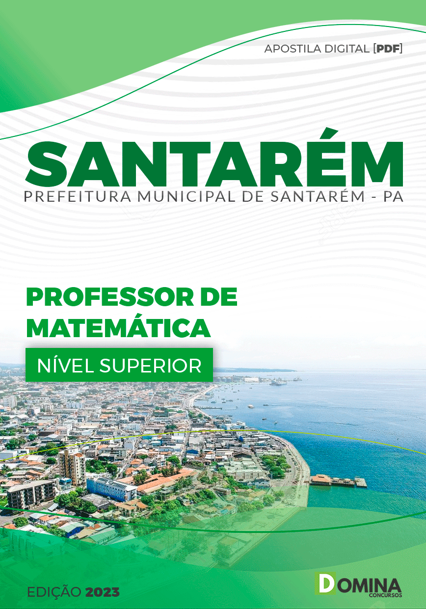 Apostila Concurso Pref Santarém PA 2024 Professor Matemática