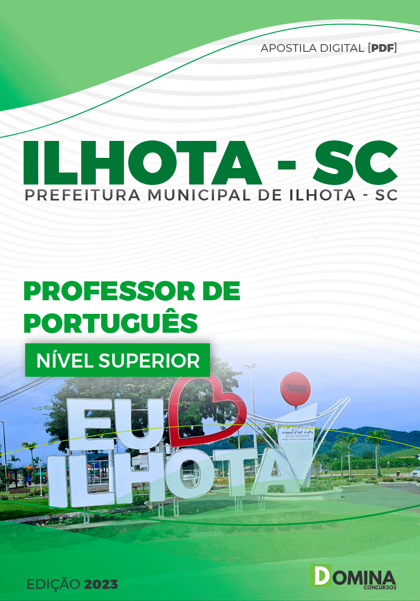 Apostila Pref Ilhota SC 2023 Professor de Português