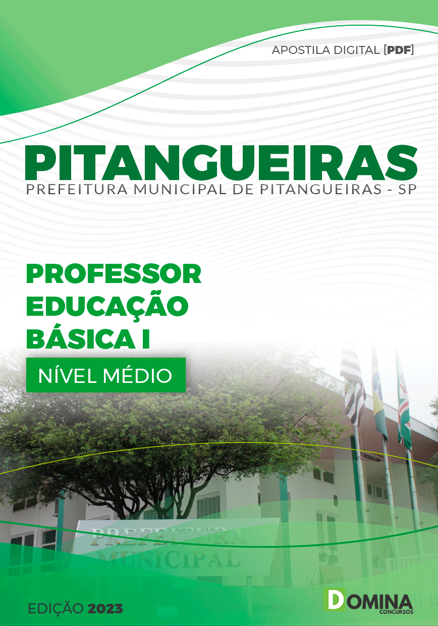 Apostila Pref Pitangueiras SP 2024 Professor Educação Básica I
