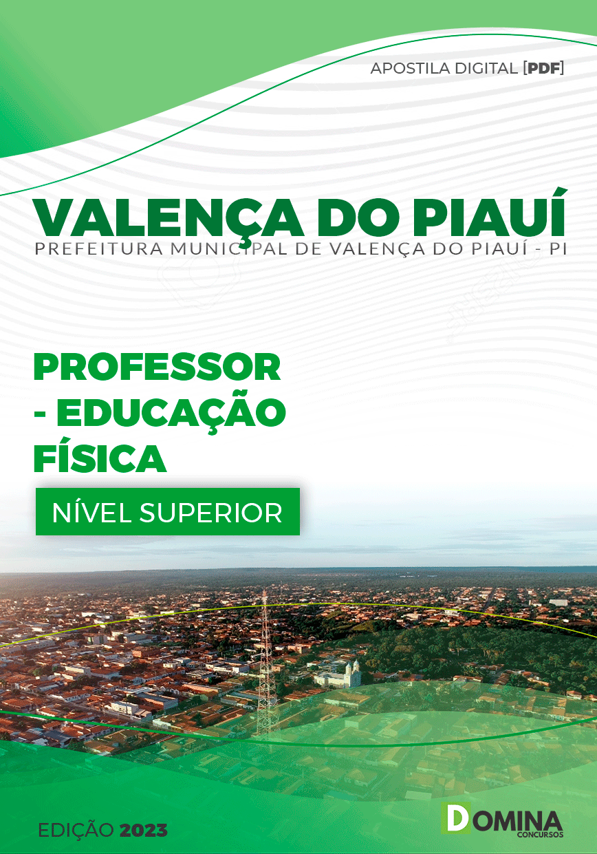 Apostila Concurso Pref Valença PI 2023 Professor Educação Física