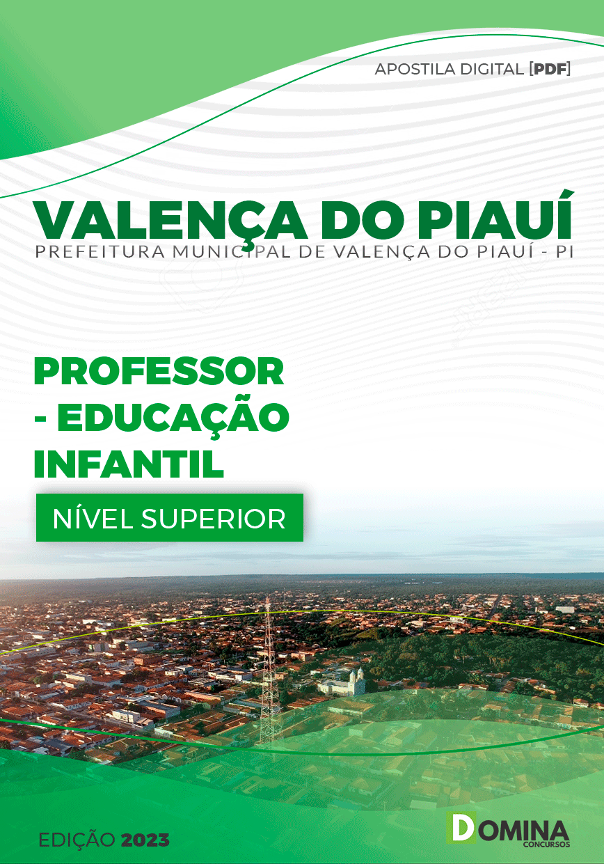 Apostila Concurso Pref Valença PI 2023 Professor Educação Infantil