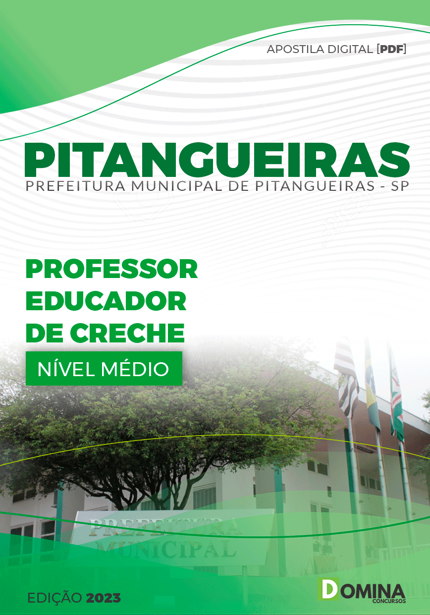 Apostila Pref Pitangueiras SP 2024 Professor Educador Creche