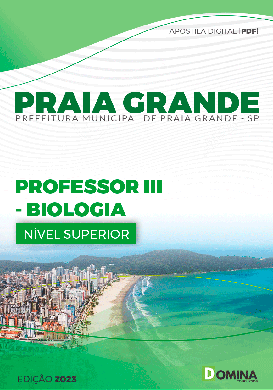 Apostila Pref Praia Grande SP 2023 Professor III Biologia
