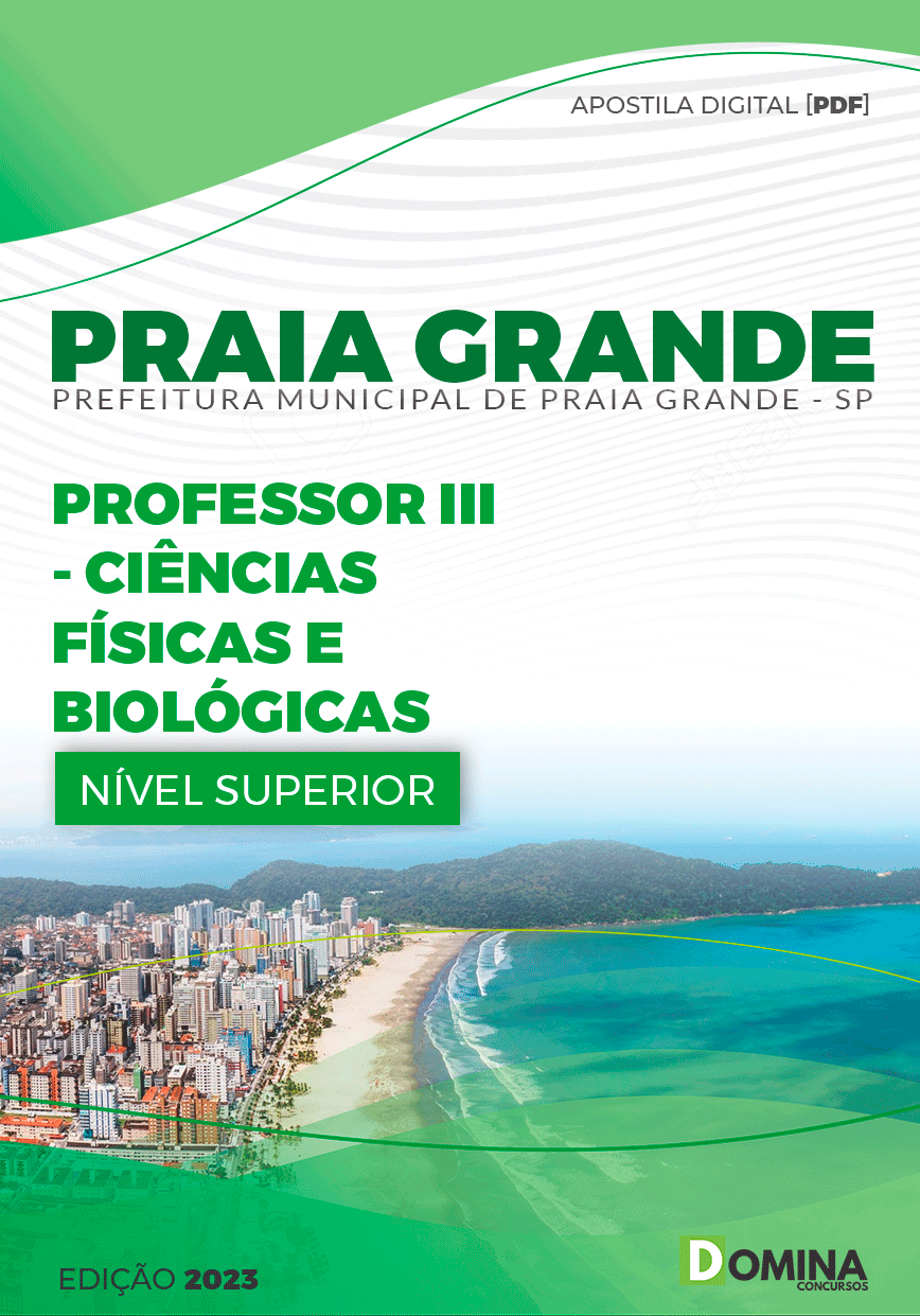 Apostila Pref Praia Grande SP 2023 Professor III Ciências Físicas