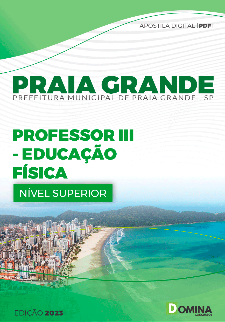 Apostila Pref Praia Grande SP 2023 Professor III Educação Física
