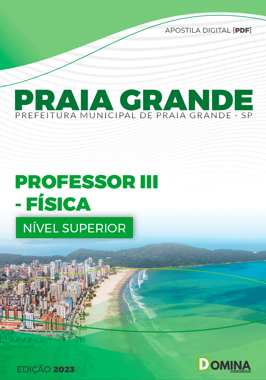 Apostila Pref Praia Grande SP 2023 Professor III Física