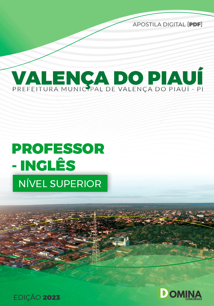 Apostila Concurso Pref Valença PI 2023 Professor Inglês