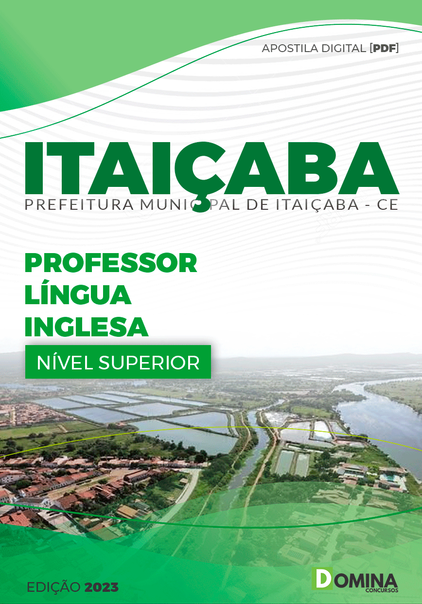 Apostila Concurso Pref Itaiçaba CE 2023 Professor Língua Inglesa