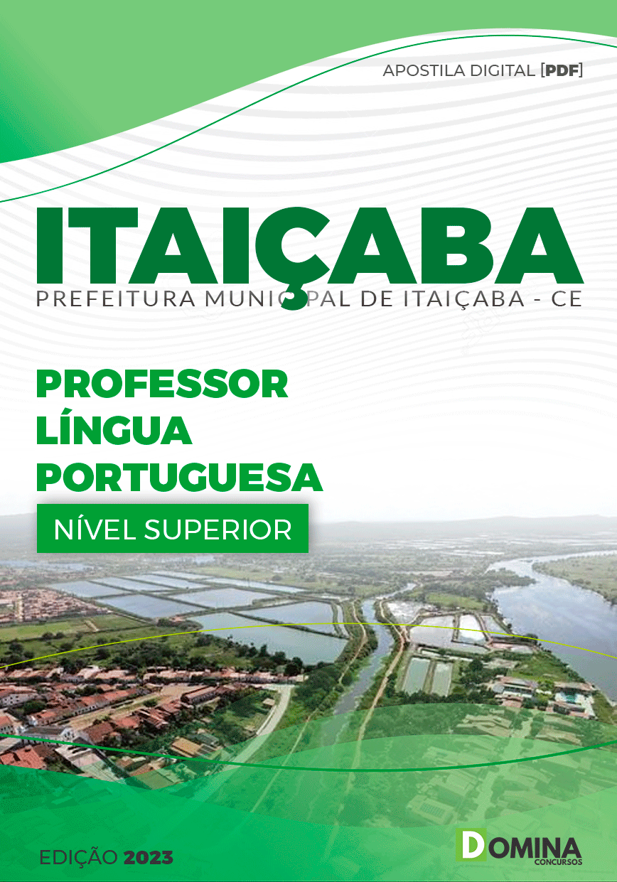 Apostila Concurso Pref Itaiçaba CE 2023 Professor Língua Portuguesa