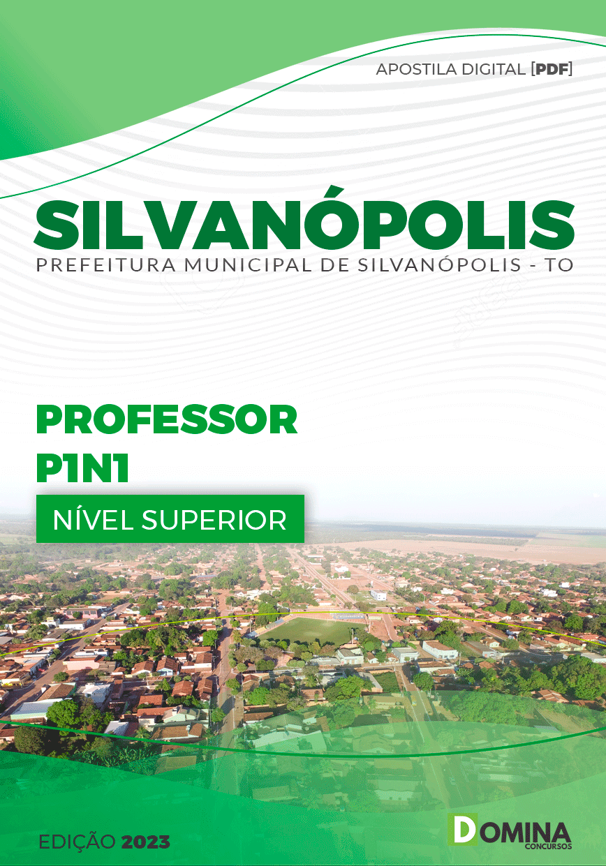 Apostila Pref Silvanópolis TO 2023 Professor Pedagogo