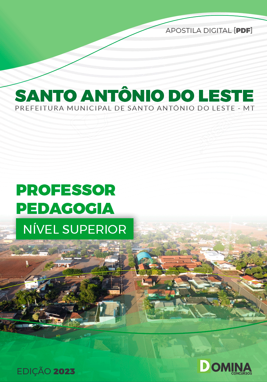 Pref Santo Antônio do Leste MT 2023 Professor Pedagogia