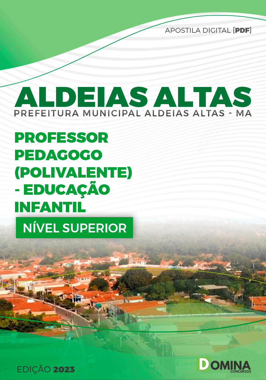 Apostila Pref Aldeias Altas MA 2023 Professor Educação Infantil