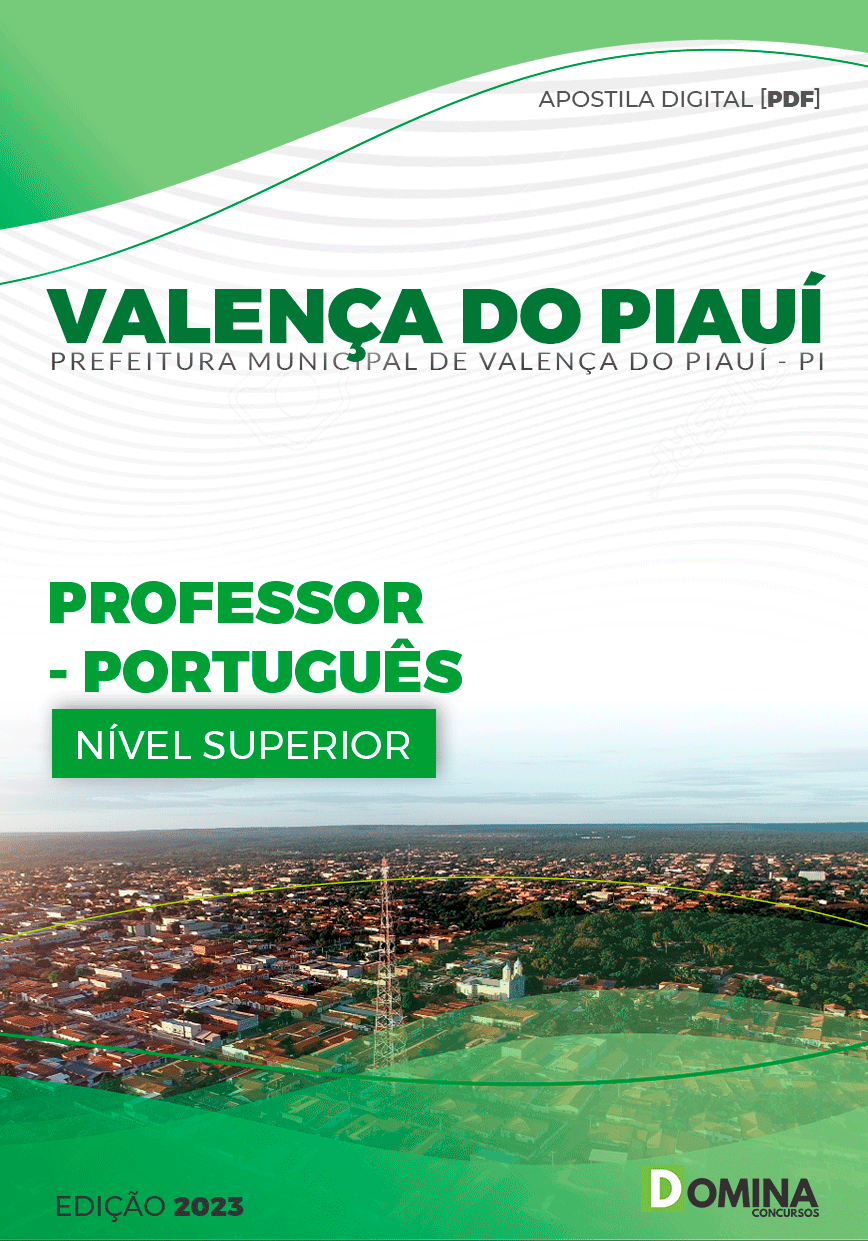 Apostila Concurso Pref Valença PI 2023 Professor Português