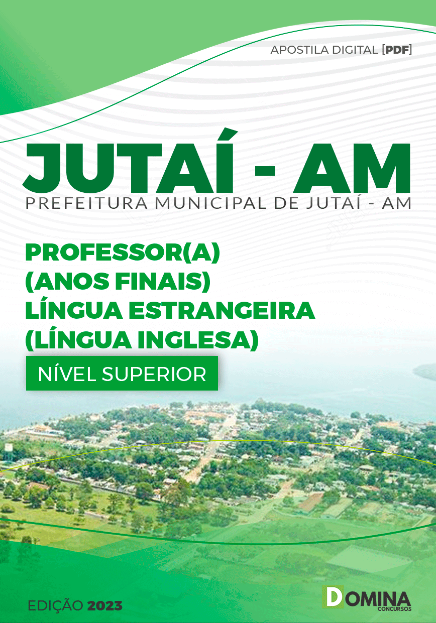 Apostila Concurso Pref Jutaí AM 2024 Professor Língua Inglesa