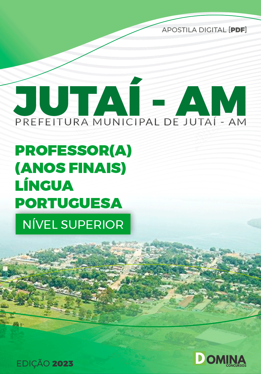 Apostila Concurso Pref Jutaí AM 2024 Professor Língua Portuguesa