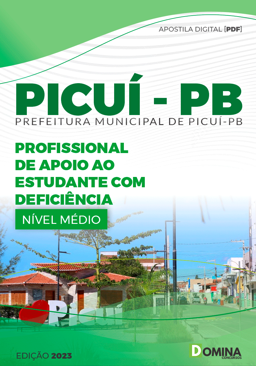 Pref Picuí PB 2023 Profissional de Apoio ao Estudante Deficiência