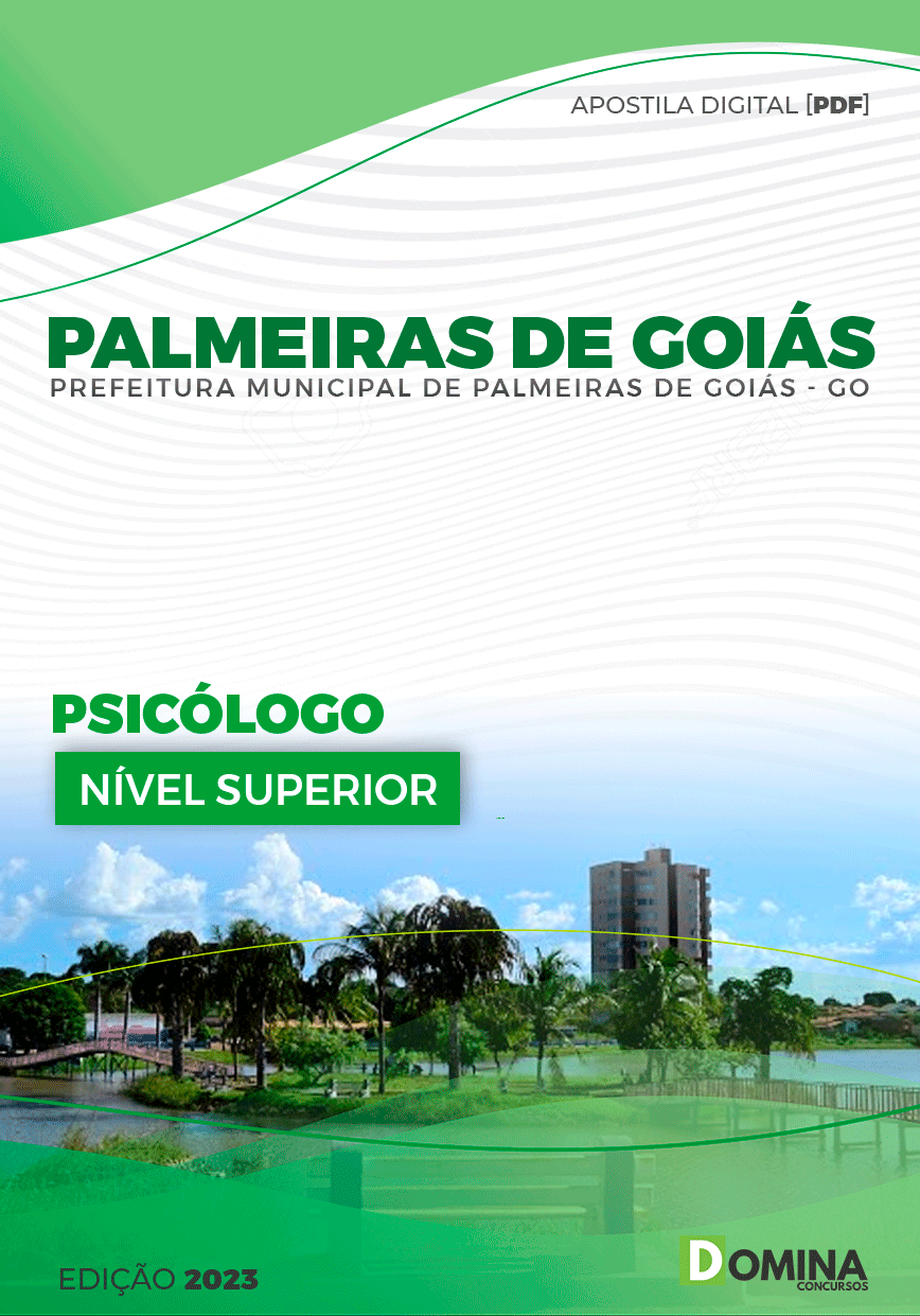 Apostila Pref Palmeiras de Goiás GO 2024 Psicólogo