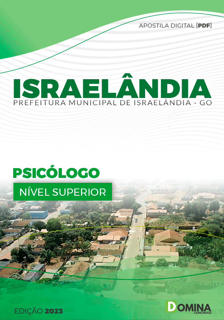 Apostila Pref Israelândia GO 2024 Psicólogo