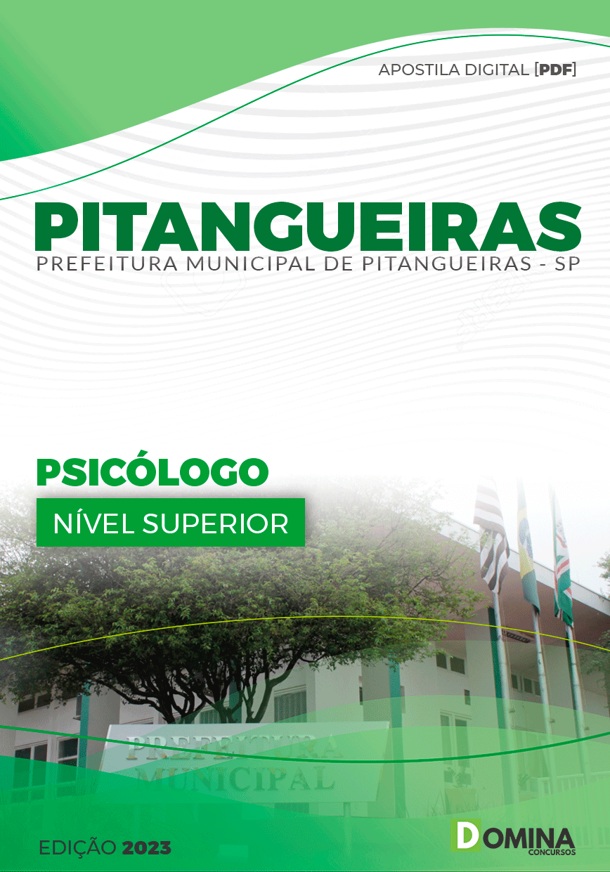 Apostila Concurso Pref Pitangueiras SP 2024 Psicólogo