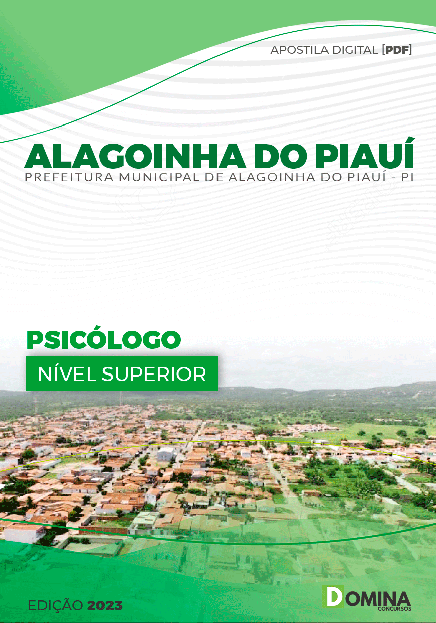 Apostila Pref Alagoinha do Piauí PI 2023 Psicólogo