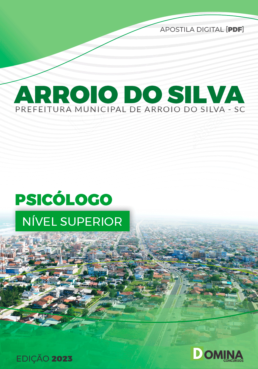 Apostila Pref Arroio do Silva SC 2023 Psicólogo