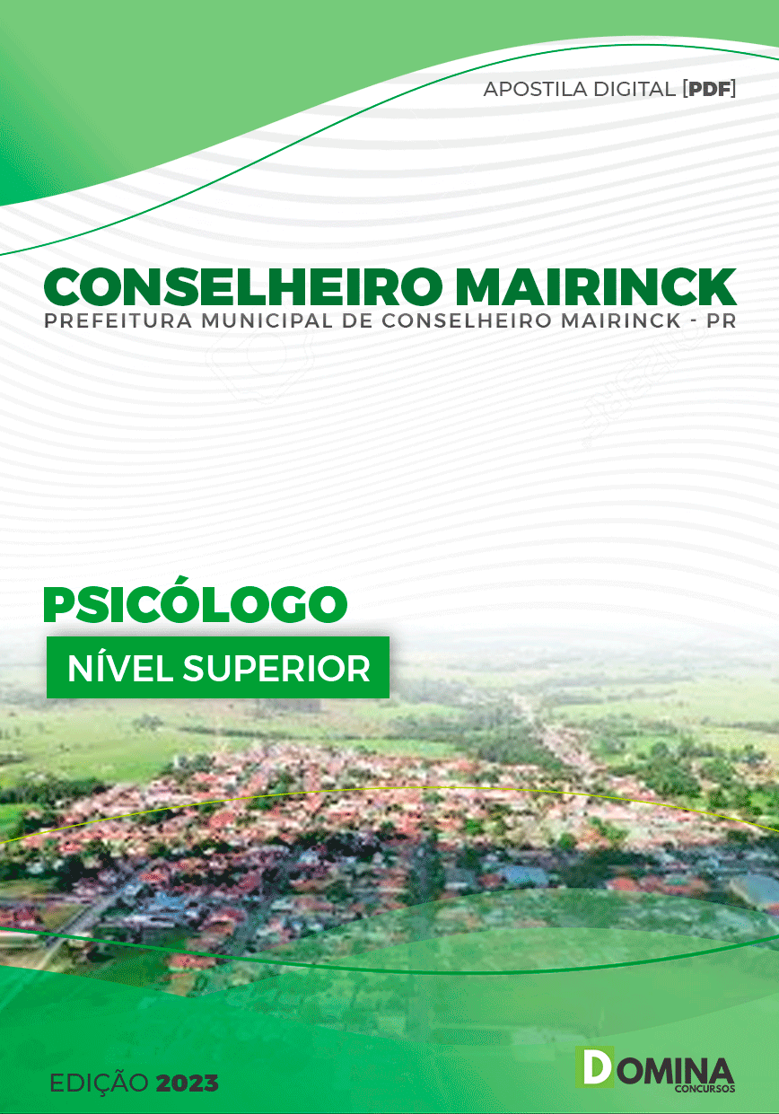 Pref Conselheiro Mairinck PR 2023 Psicólogo