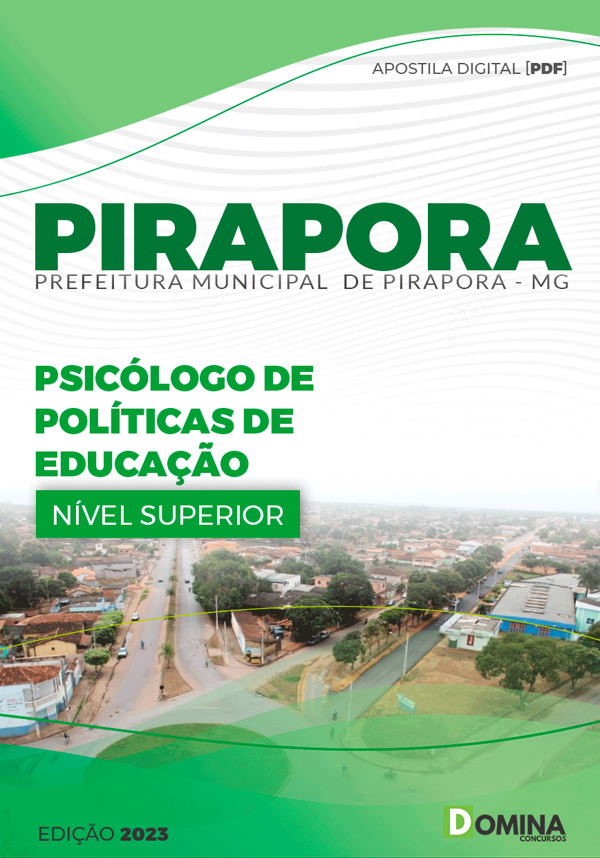 Apostila Pref Pirapora MG 2023 Psicólogo Politicas da Educação