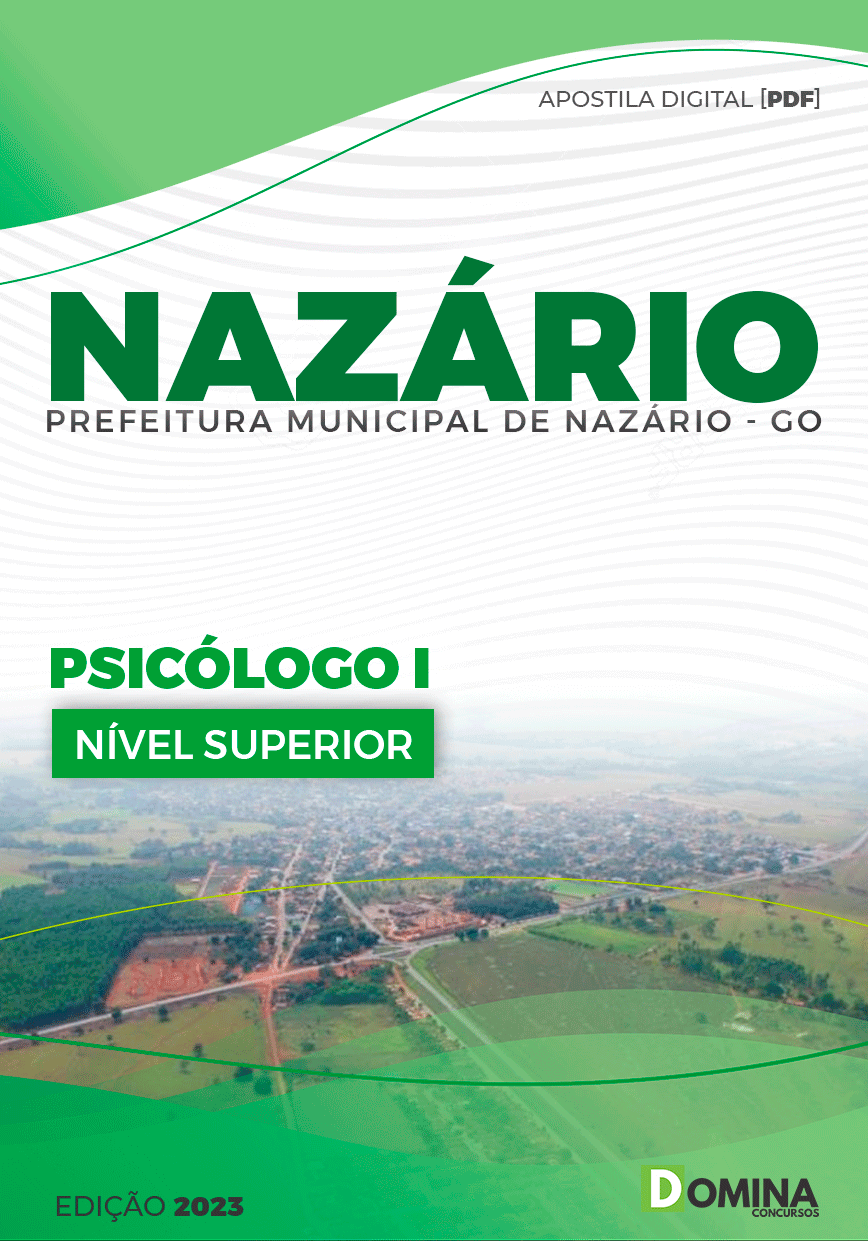 Apostila Pref Nazário GO 2023 Psicólogo I