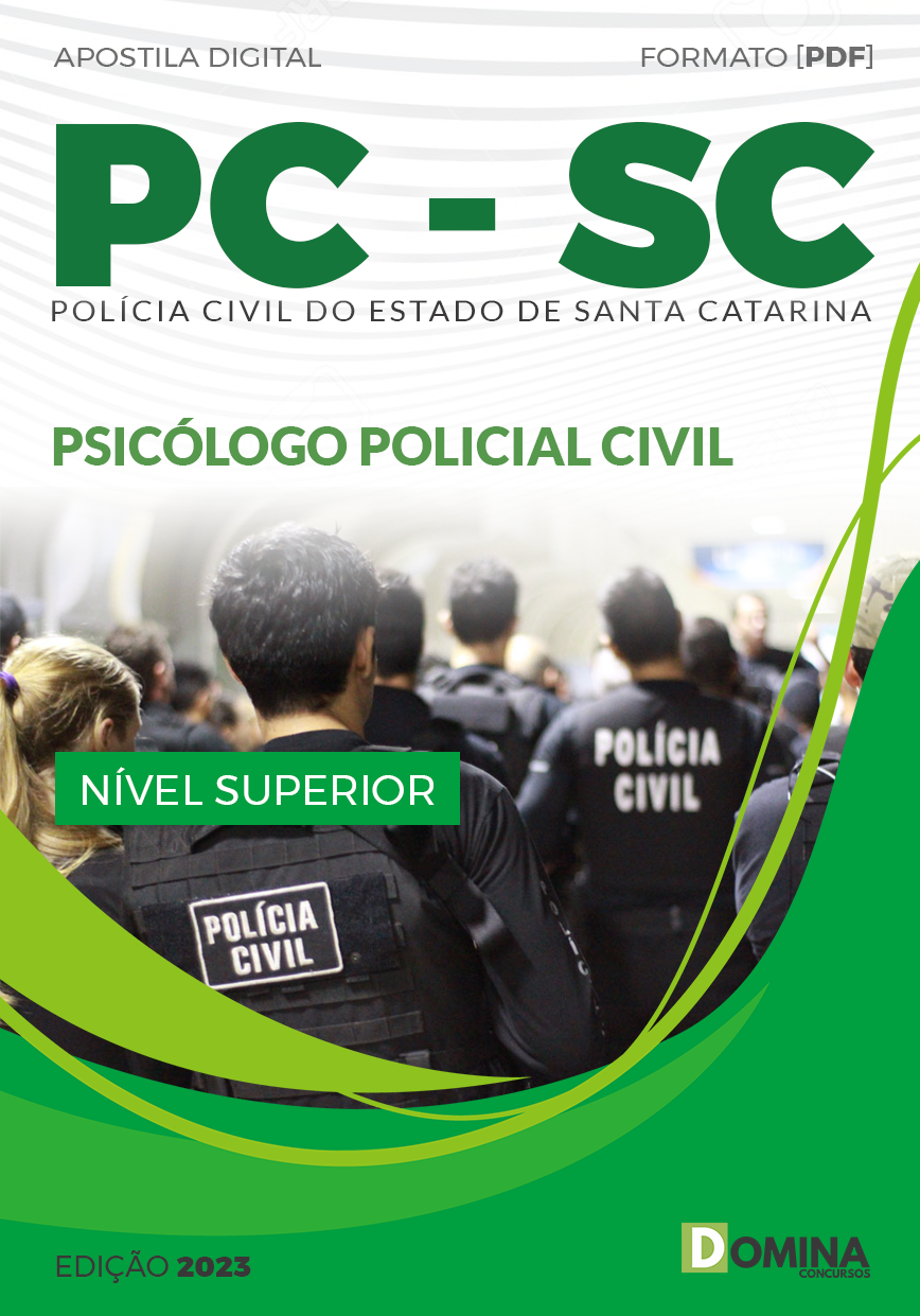 Apostila Concurso PC SC 2024 Psicólogo Polícia Civil