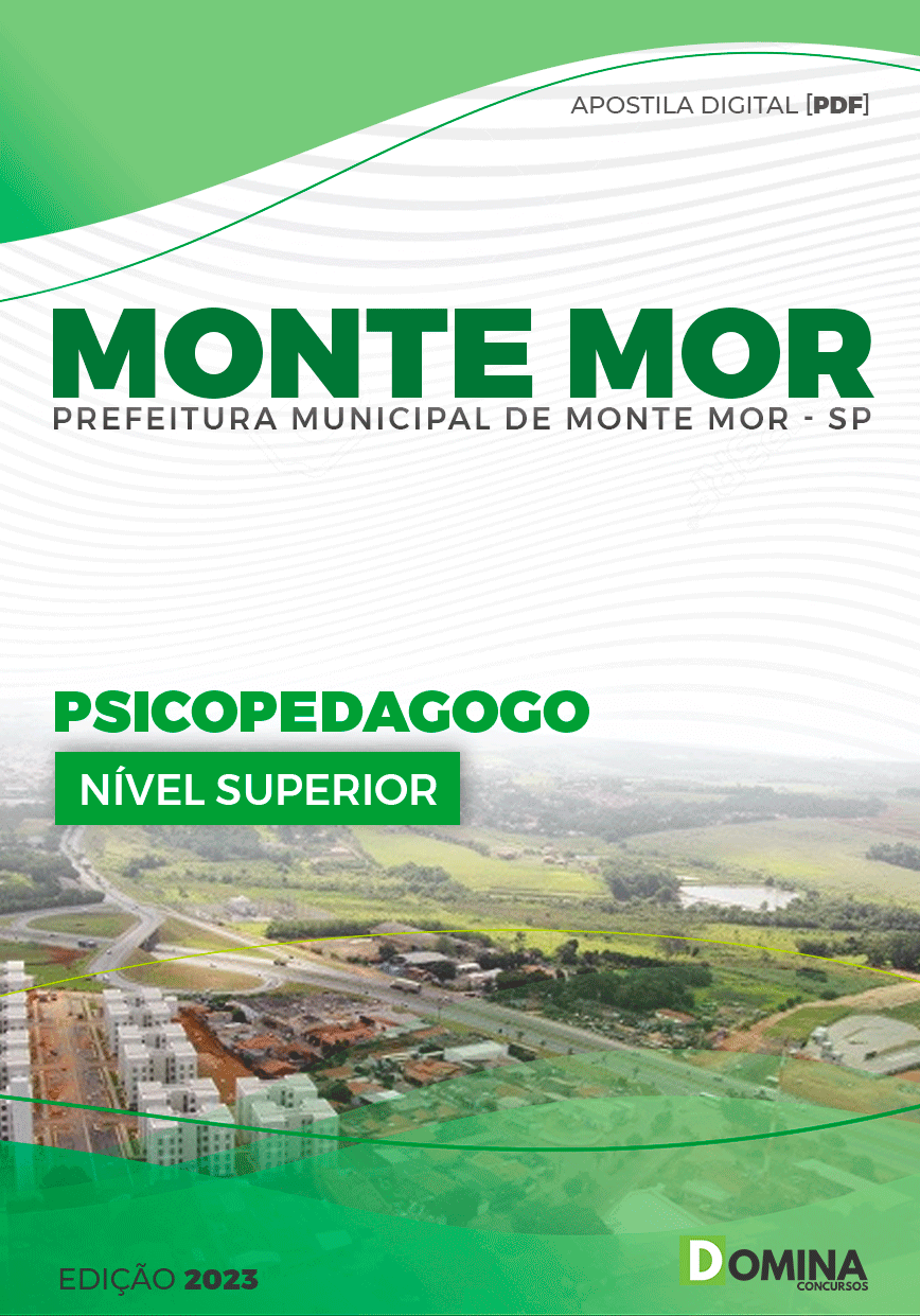 Apostila Pref Monte Mor SP 2023 Psicopedagogo