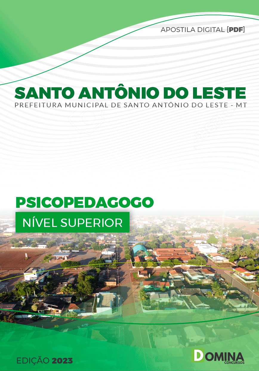 Pref Santo Antônio do Leste MT 2023 Psicopedagogo