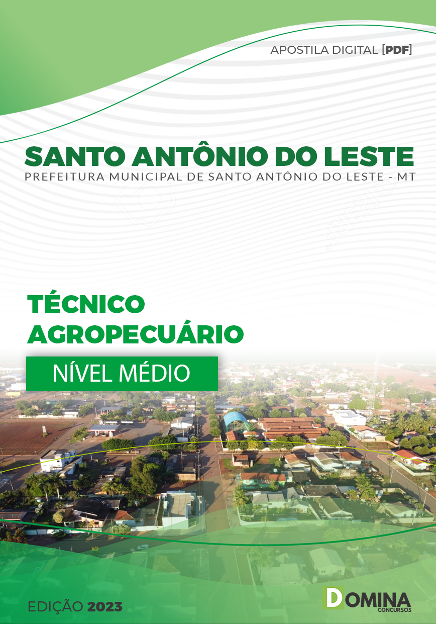 Pref Santo Antônio do Leste MT 2023 Técnico Agropecuário