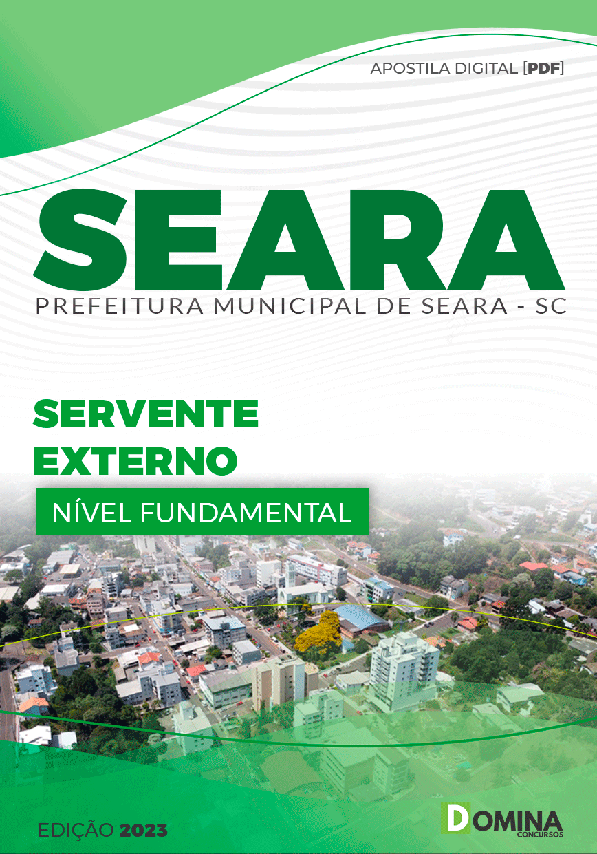 Apostila Concurso Pref Seara SC 2023 Servente Externo