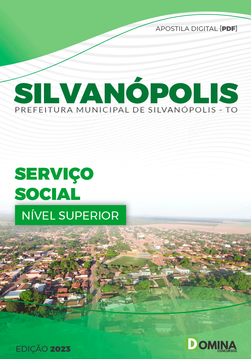 Apostila Pref Silvanópolis TO 2023 Serviço Social