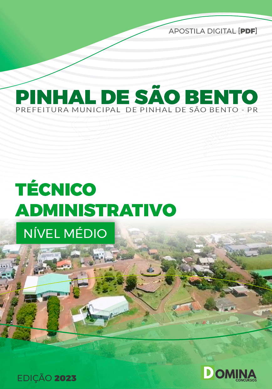 Apostila Pref Pinhal de São Bento PR 2023 Técnico Administrativo