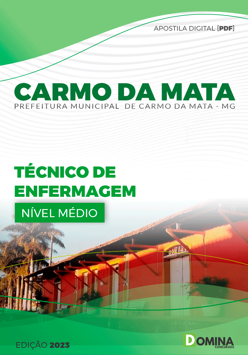 Apostila Pref Carmo da Mata MG 2023 Técnico de Enfermagem