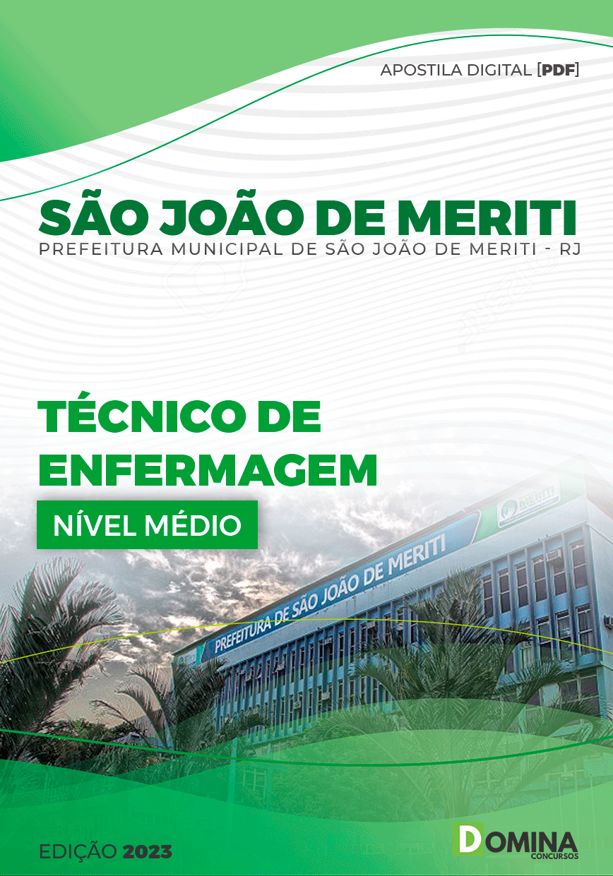 Pref São João de Meriti RJ 2023 Técnico de Enfermagem