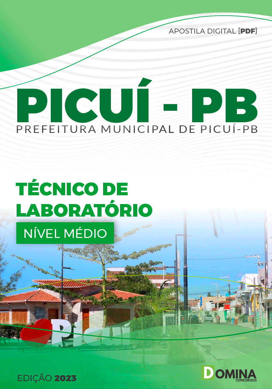 Apostila Pref Picuí PB 2023 Técnico de Laboratório