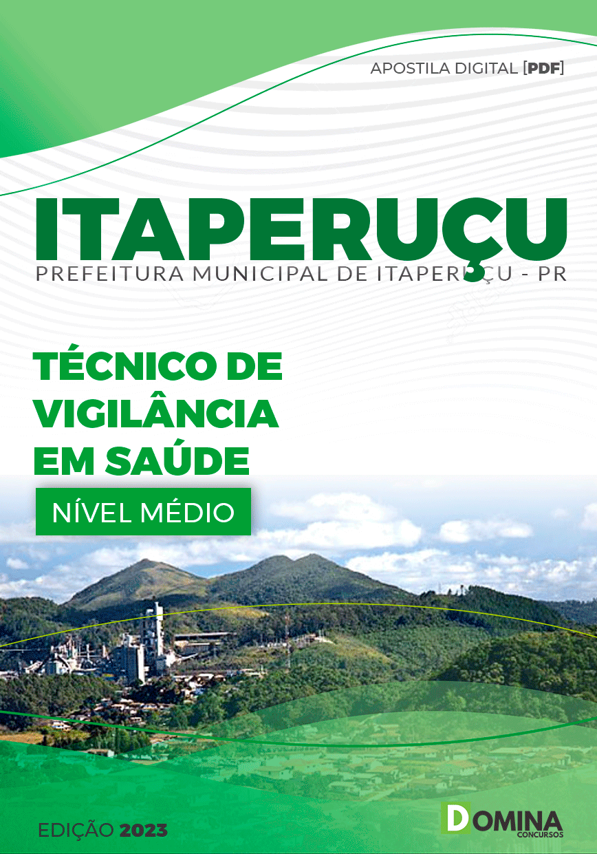Apostila Concurso Pref Itaperuçu PR 2023 Técnico Vigilância Saúde