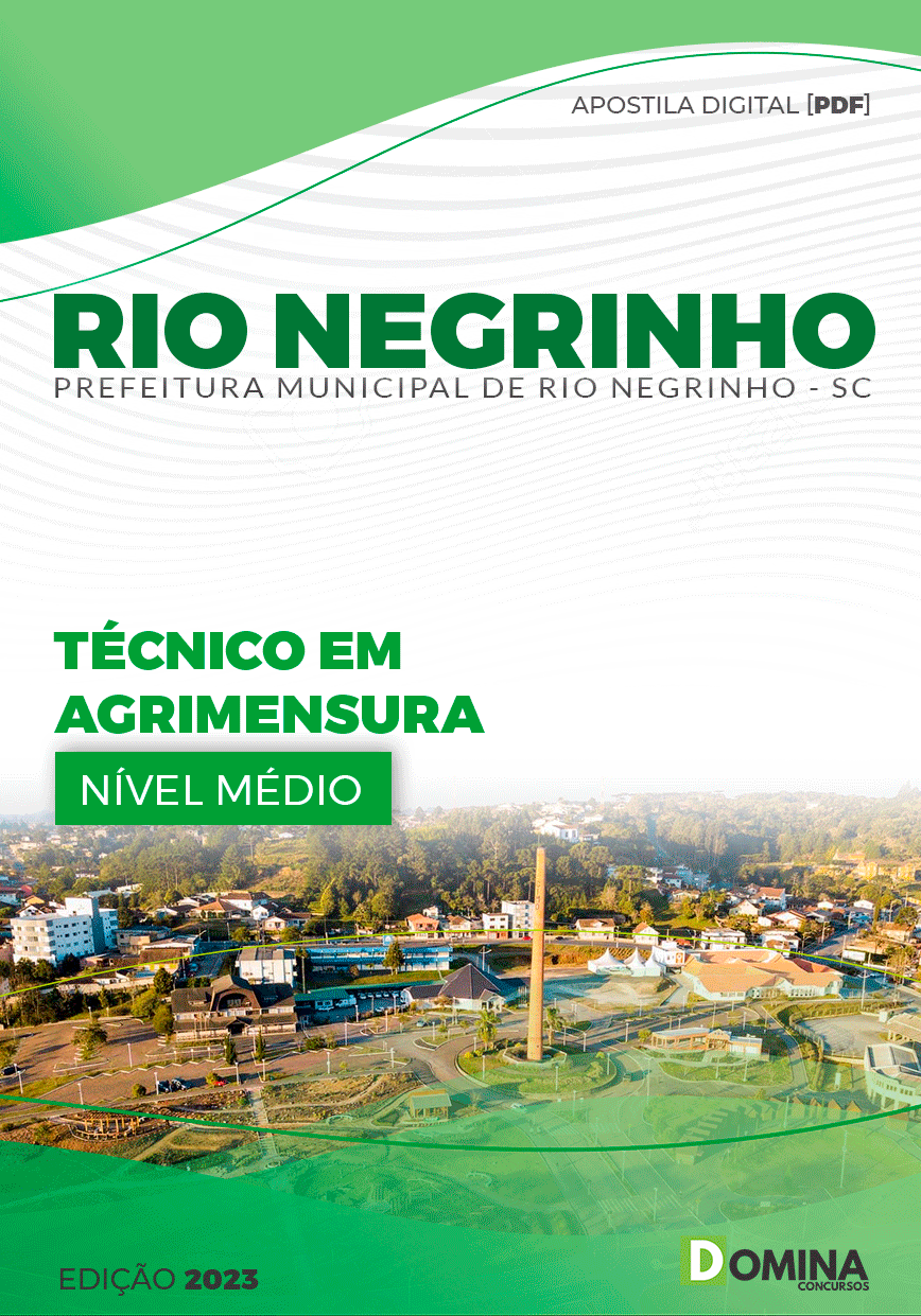 Apostila Pref Rio Negrinho SC 2023 Técnico em Agrimensura