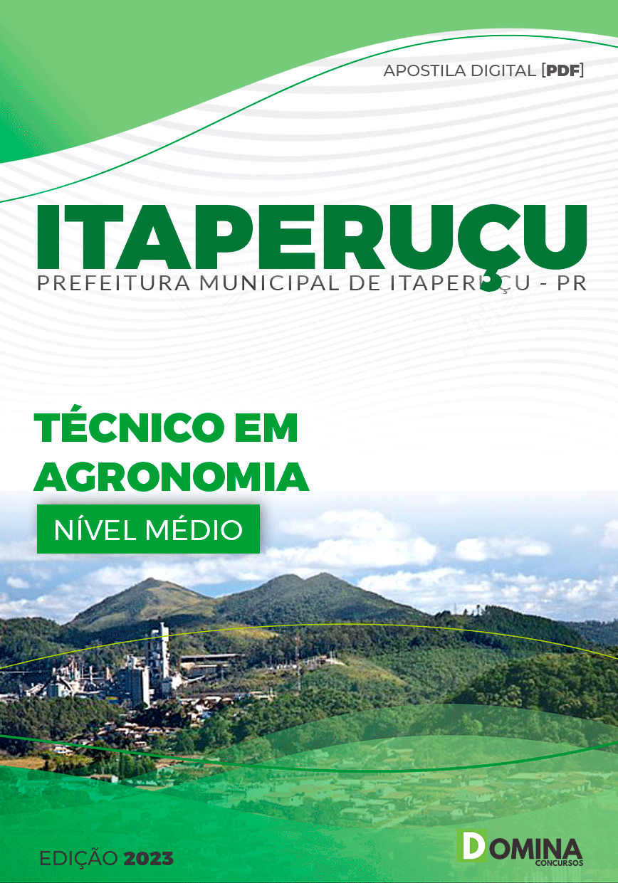 Apostila Concurso Pref Itaperuçu PR 2023 Técnico Agronomia