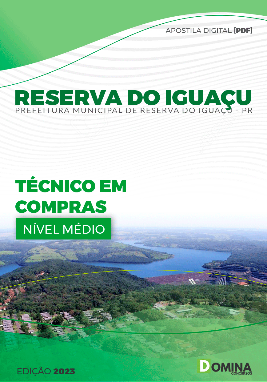 Apostila Pref Reserva do Iguaçu PR 2023 Técnico Compras