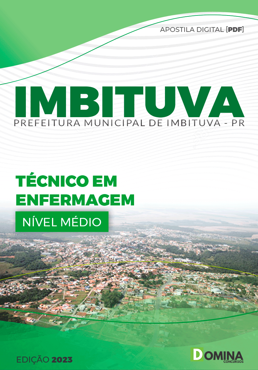 Apostila Prefeitura Imbituva PR 2023 Técnico Enfermagem