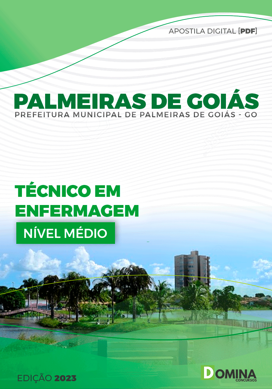 Apostila Pref Palmeiras de Goiás GO 2024 Técnico Enfermagem