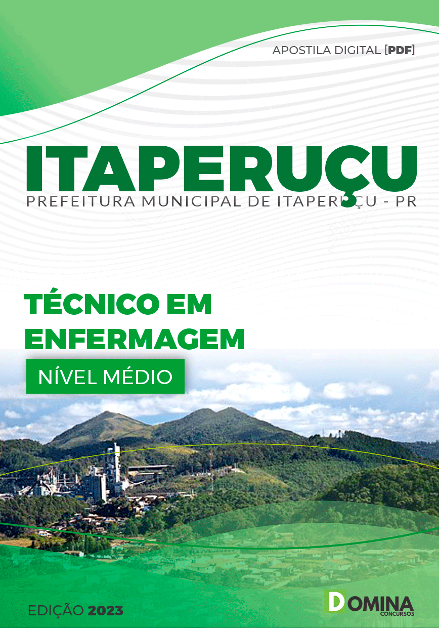 Apostila Concurso Pref Itaperuçu PR 2023 Técnico Enfermagem