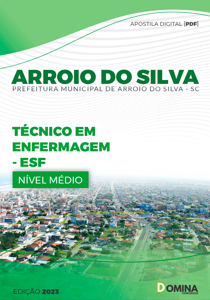 Apostila Pref Arroio do Silva SC 2023 Técnico Enfermagem ESF