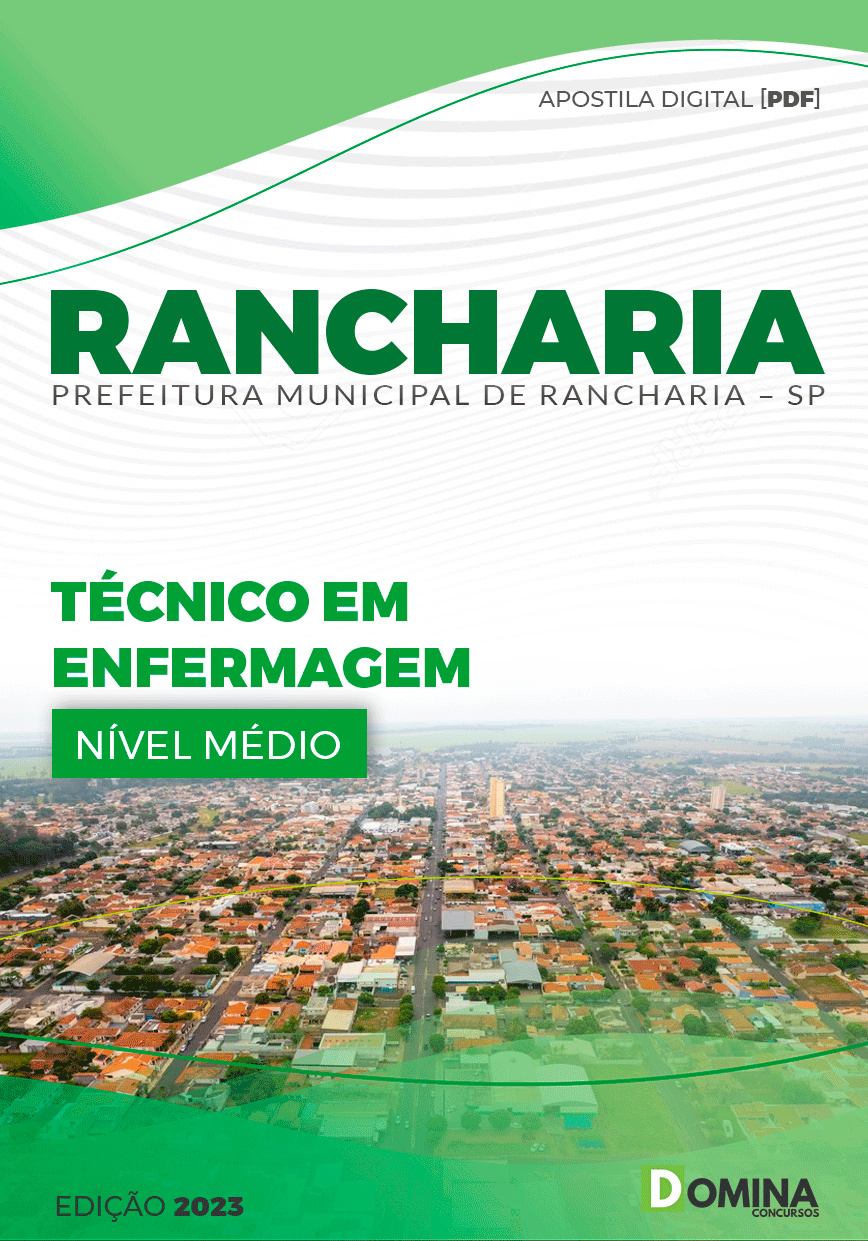 Apostila Pref Rancharia SP 2023 Técnico Enfermagem