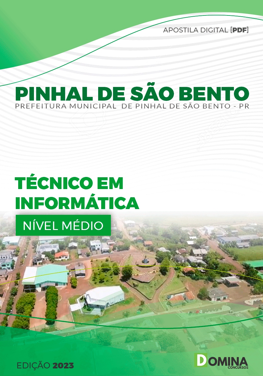 Apostila Pref Pinhal de São Bento PR 2023 Técnico Informática