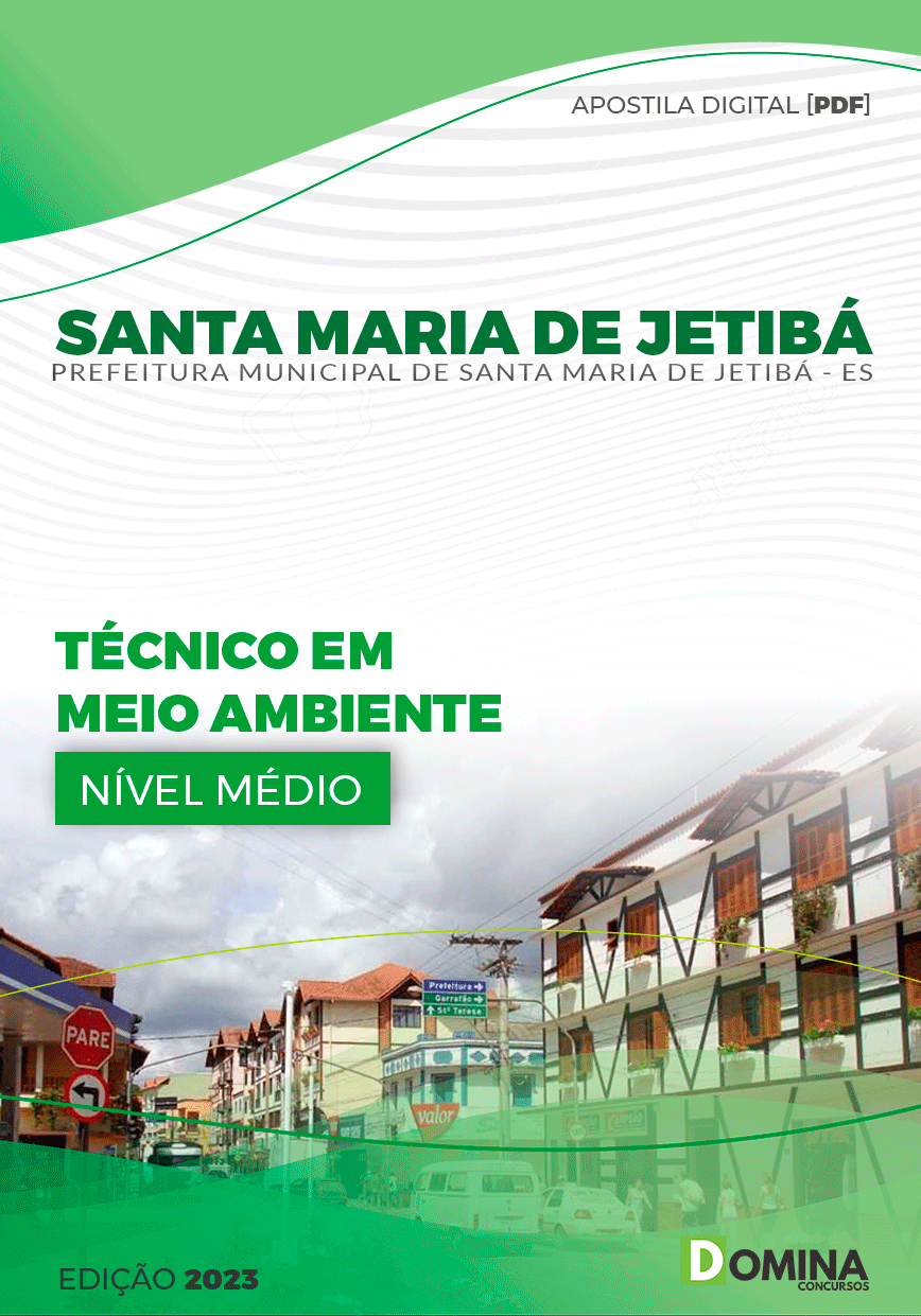 Apostila Pref Santa Maria de Jetibá ES 2024 Técnico Meio Ambiente