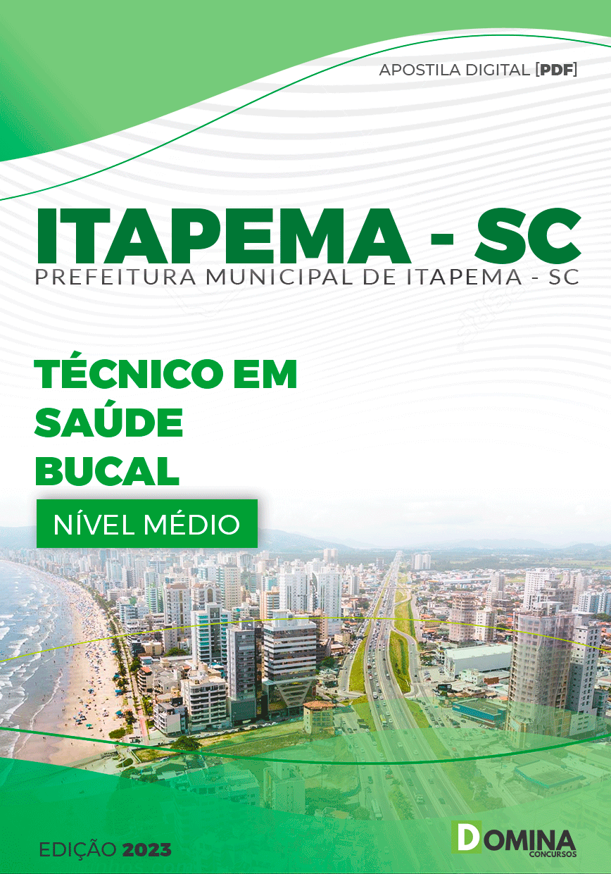 Apostila Pref Itapema SC 2023 Técnico em Saúde Bucal